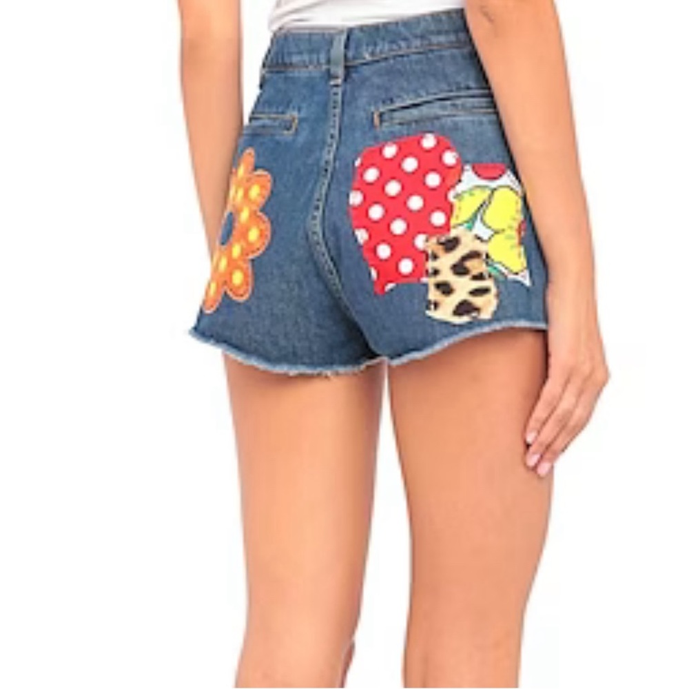 MOSCHINO couture M Denim shorts 8 short pockets loop new NWT